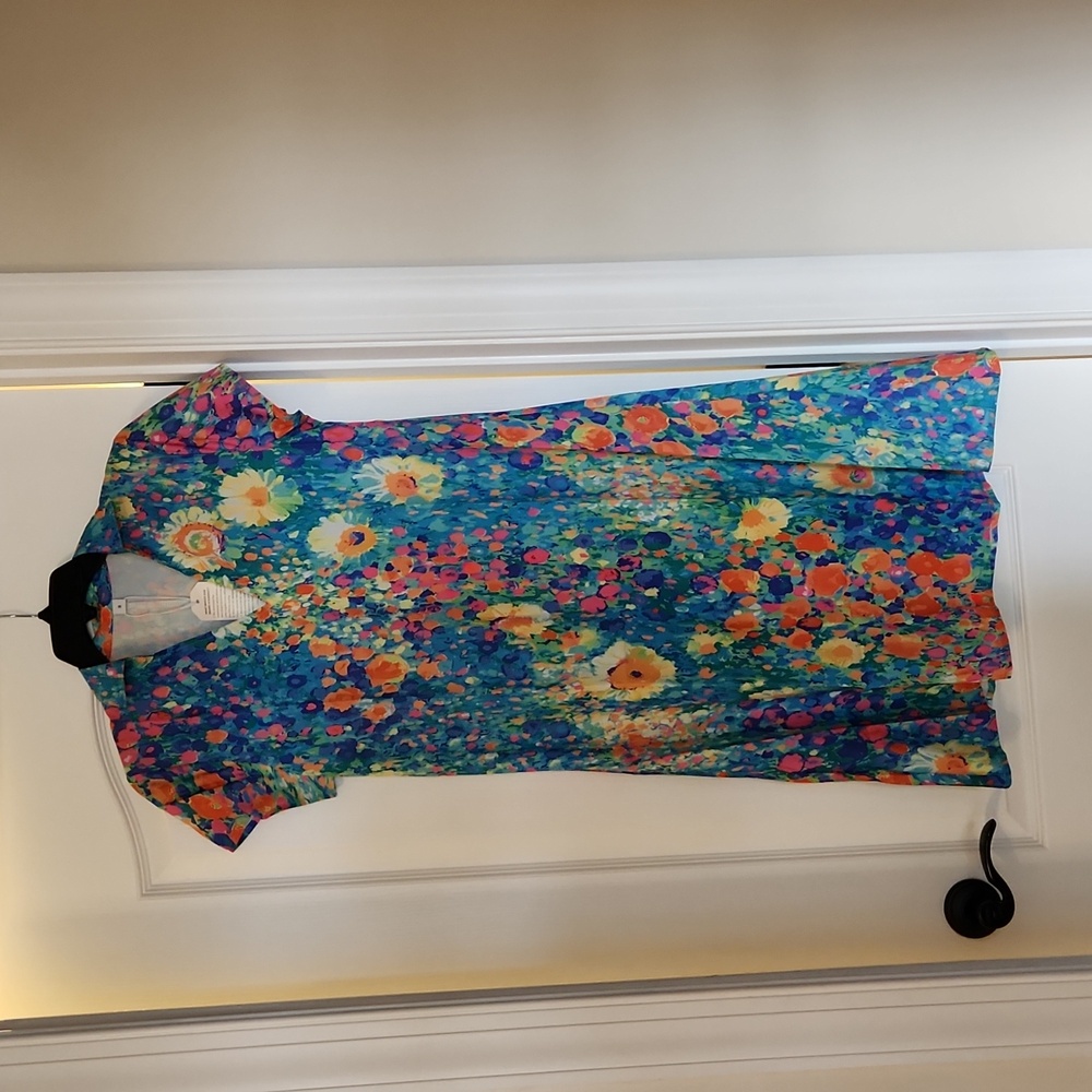 NWT Small Vilanio V-neck Van Gough Dress